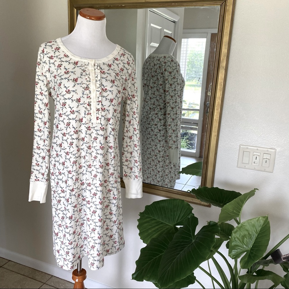 Oscar de la Renta Cotton Nightgown Sleep Pajamas